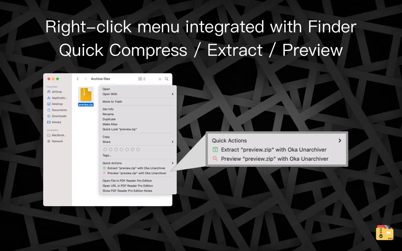 Oka Unarchiver Pro - Unzip RAR screenshot 2